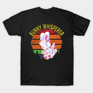 bunny whisperer baby bunny lover T-Shirt